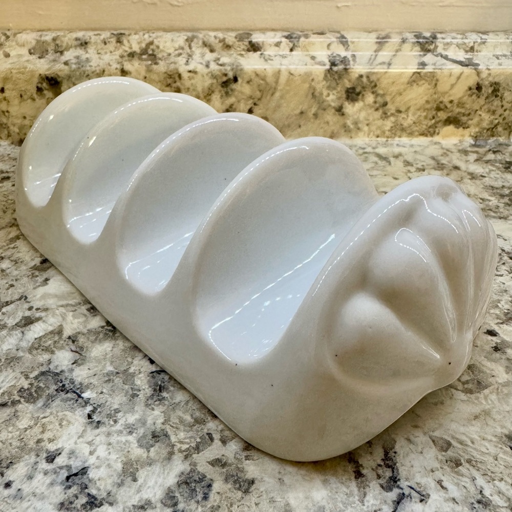 Vintage Robert Weiss Speckled Handcrafted Ceramic Stoneware Holder